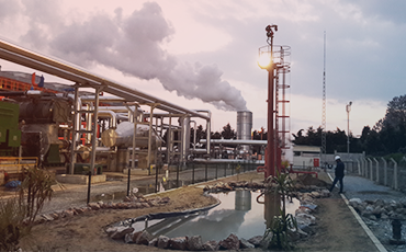 Geothermal energy plant