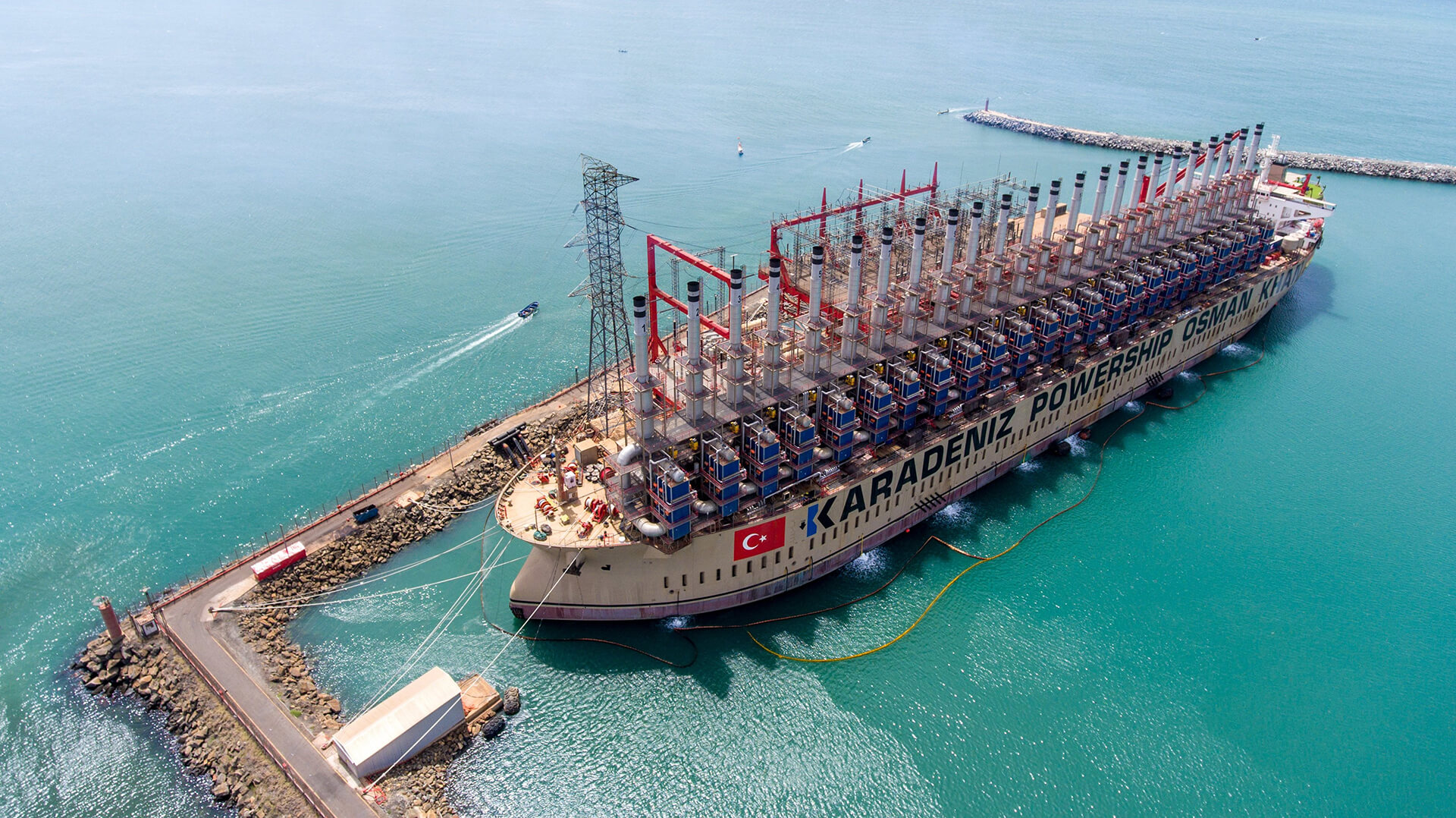 Karpowership floating power plant